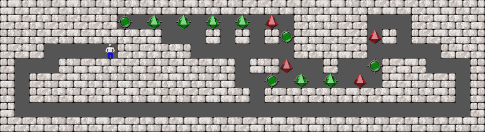 Sokoban Bugs550 collection level 154